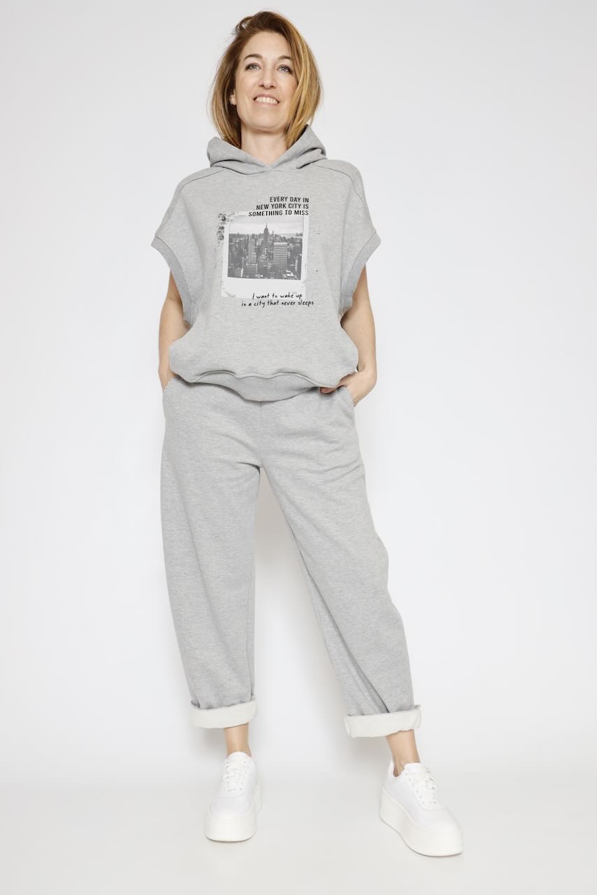 CHALECO SUDADERA P26PL402-GRIS