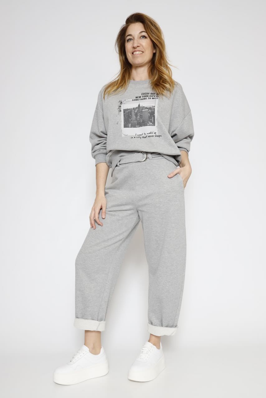 SUDADERA P26PL401-GRIS