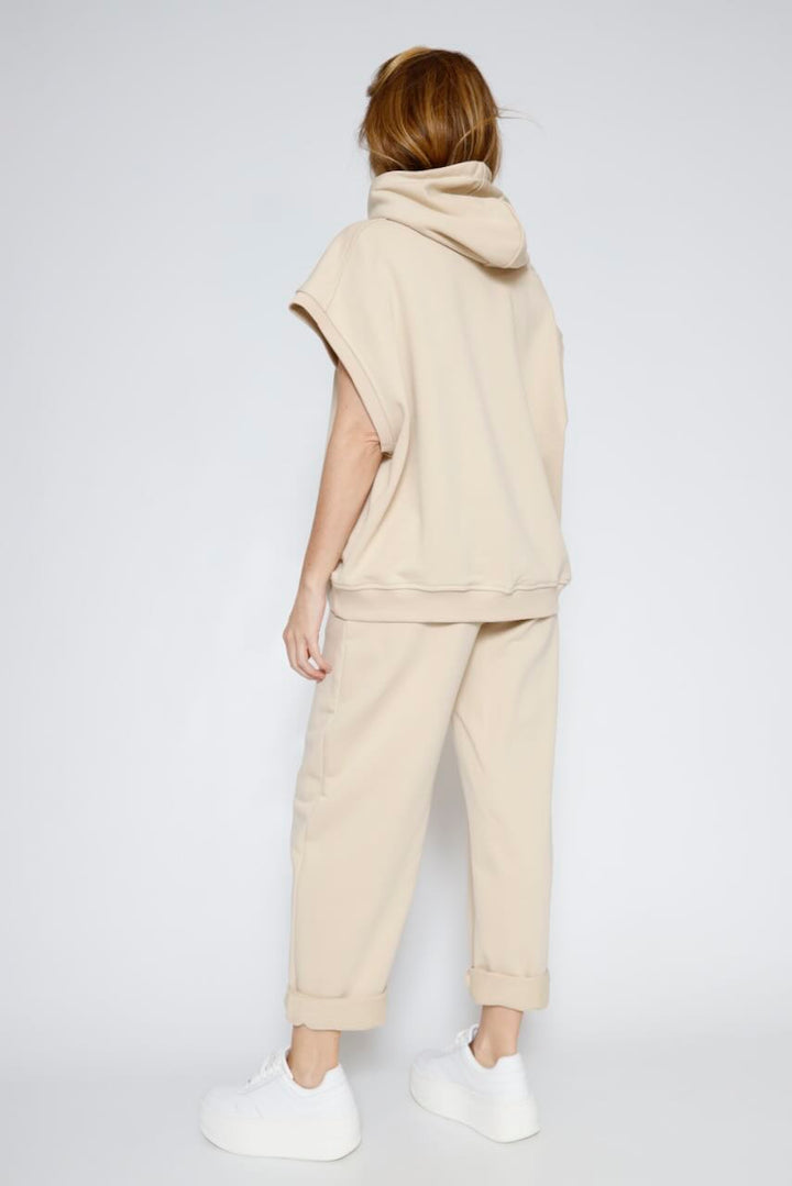 CHALECO SUDADERA P26PL402-BEIGE