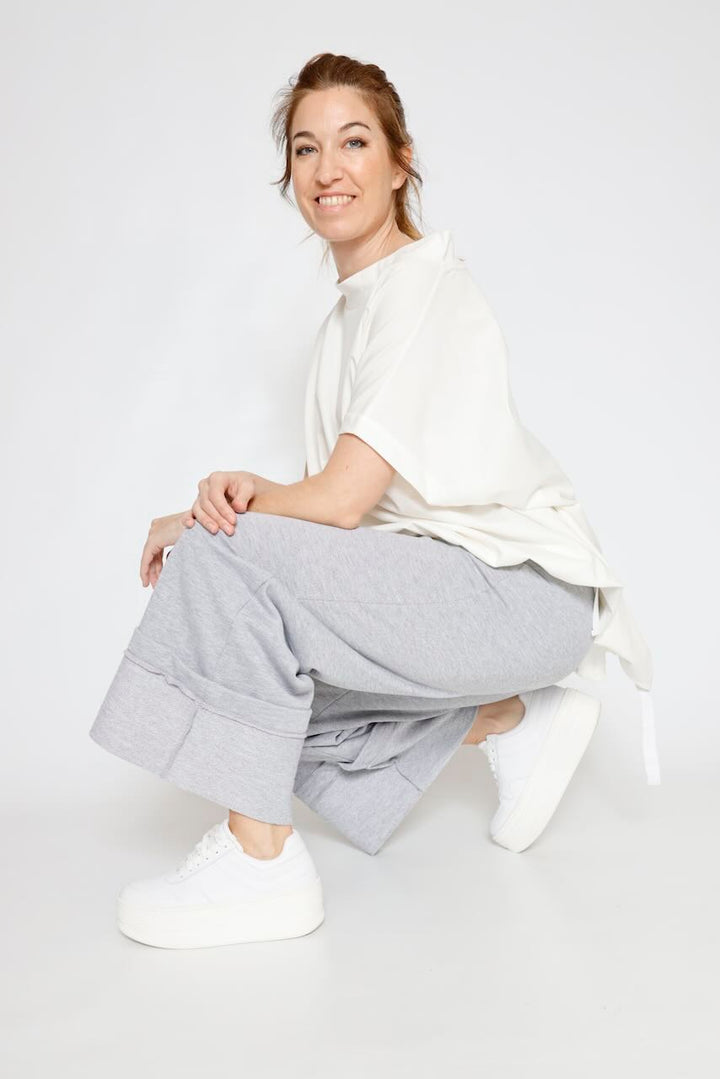 PANTALÓN FELPA GRIS P25DE211-GRIS