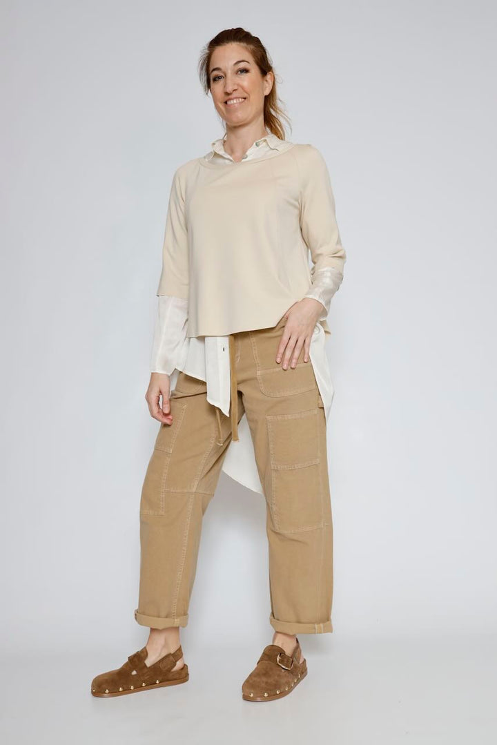 CAMISA P25AN126-LATTE