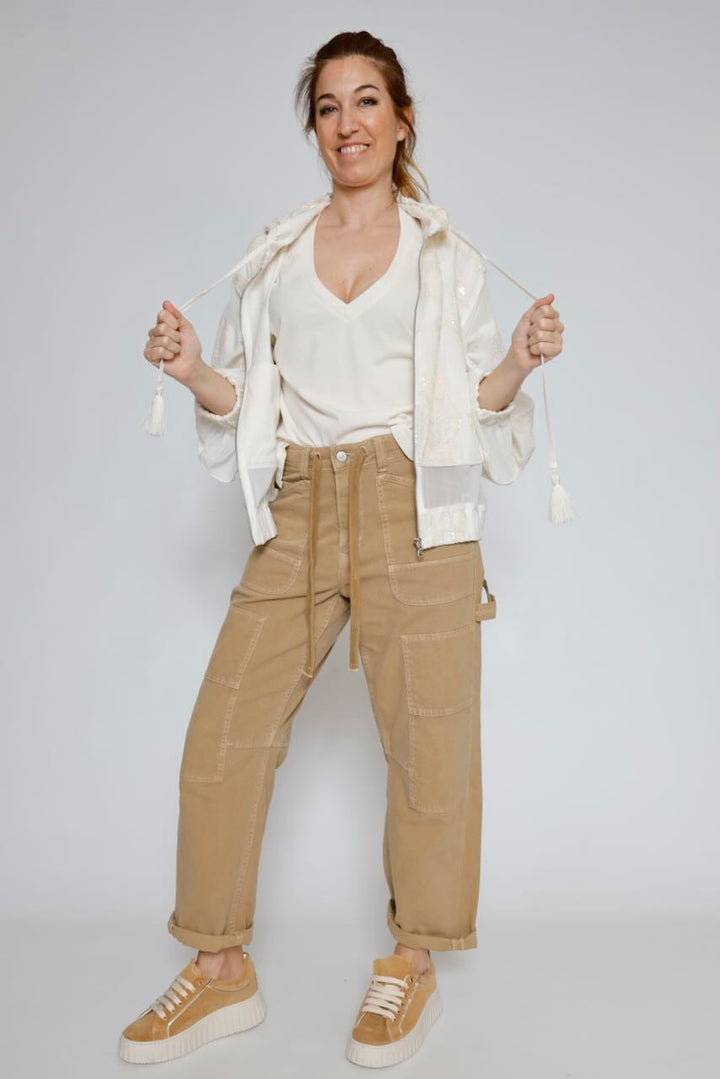 CHAQUETA BOMBER 63-1000-LATTE