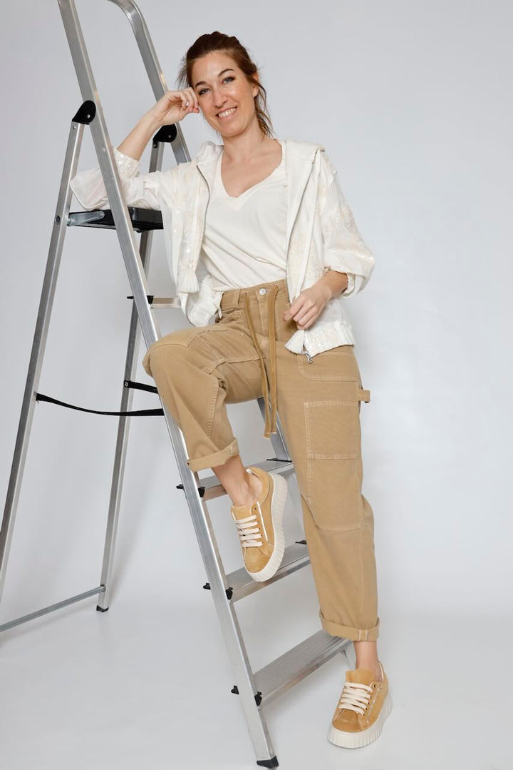 CHAQUETA BOMBER 63-1000-LATTE