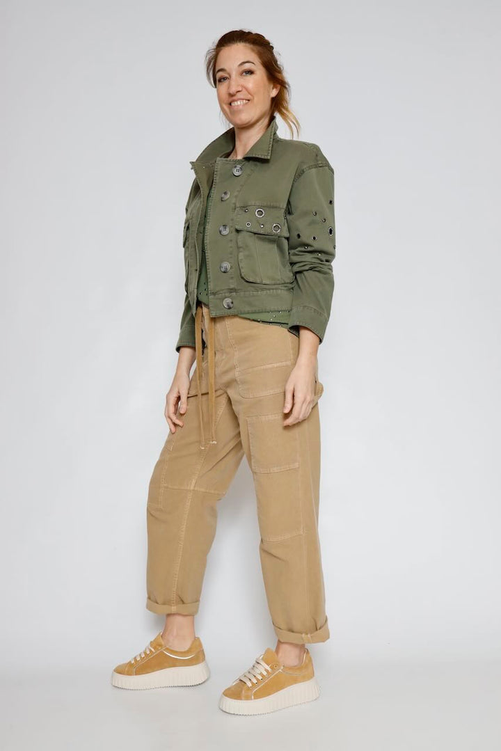 CHAQUETA VELY PLAIN-MILITAR