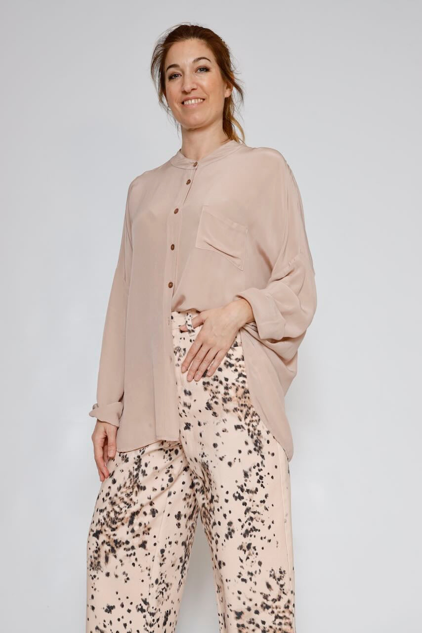 CAMISA OVER P26AN105-NUDE