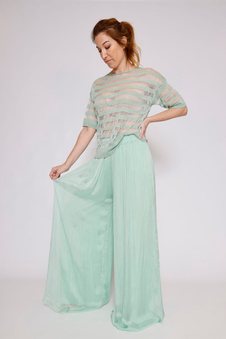 PANTALÓN BY10225-VERDE AGUA