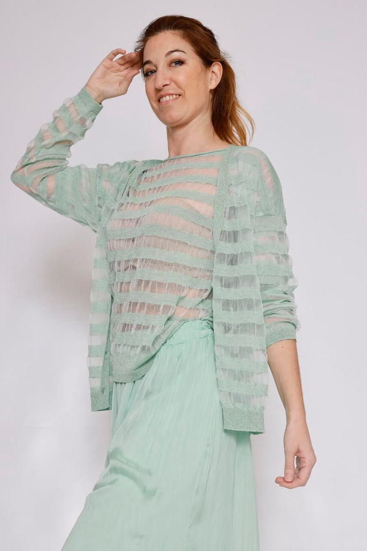 CARDIGAN BY10014-VERDE
