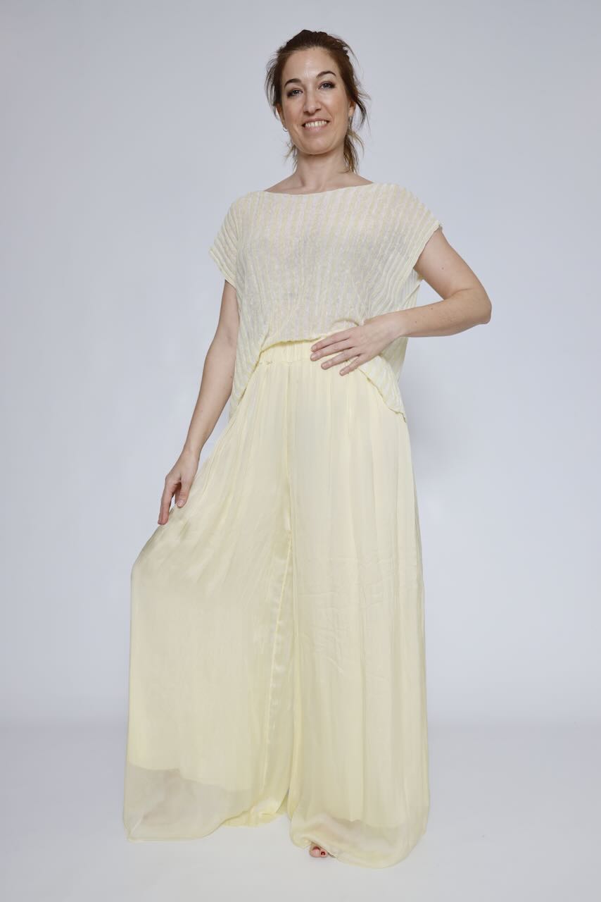 TOP O CAMISETA BY10029-AMARILLO