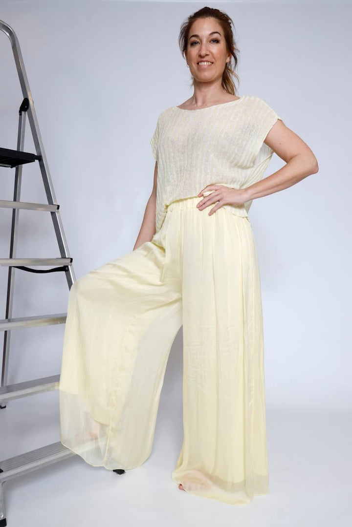 TOP O CAMISETA BY10029-AMARILLO