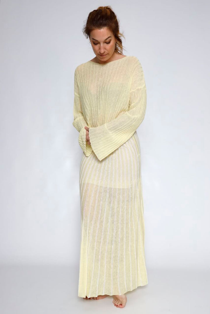 FALDA CANALE AMARILLA BY10030-AMARILLO