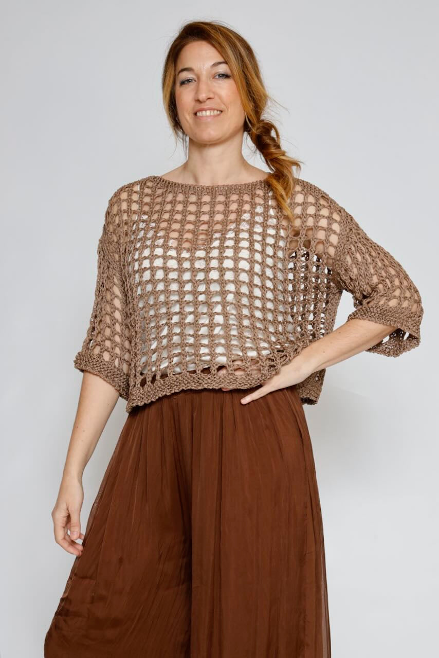 JERSEY P26VV506N-MARRON