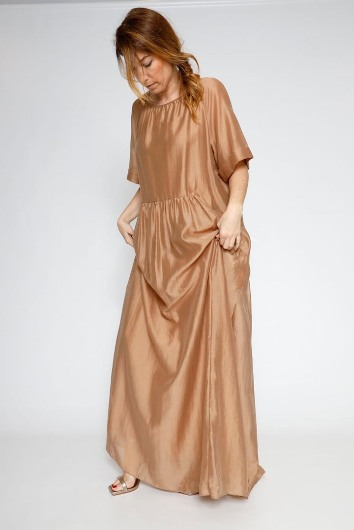 VESTIDO BY10218-CAMEL