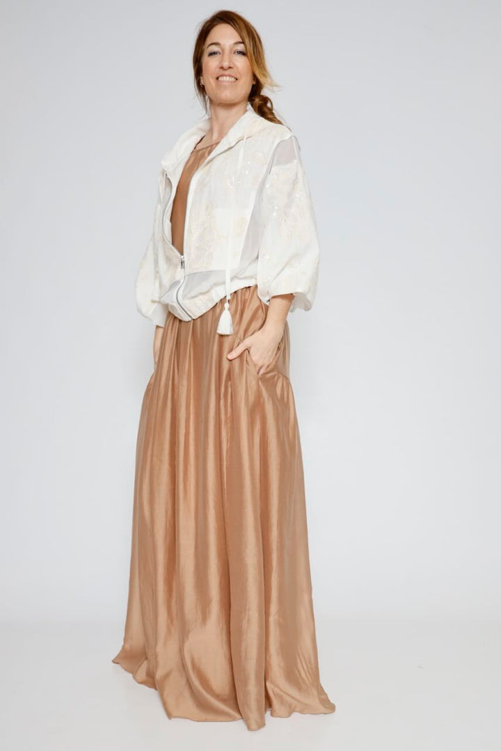 VESTIDO BY10218-CAMEL