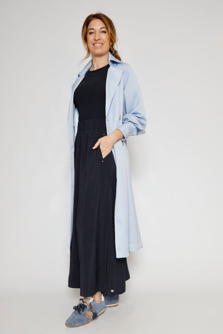 FALDA MIDI TOSCA.7002621-AZUL OSCURO