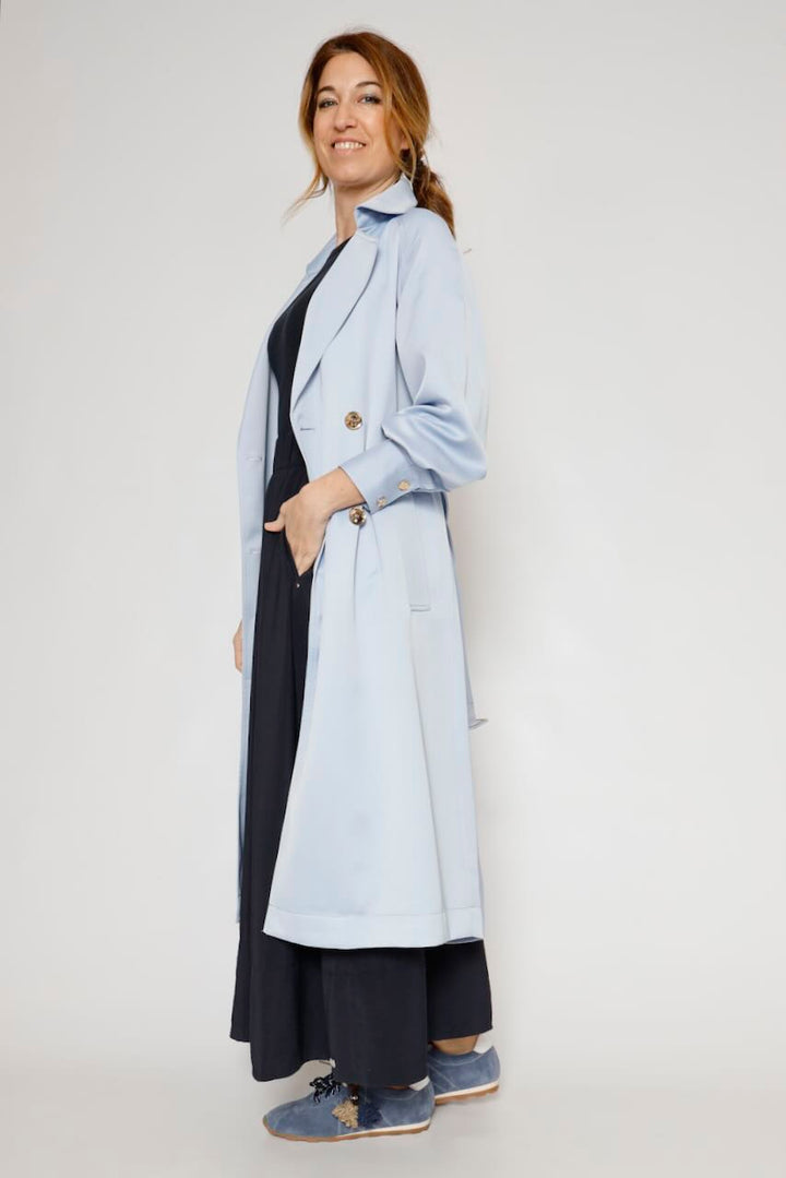 GABARDINA SC7003W41101-AZUL CIELO