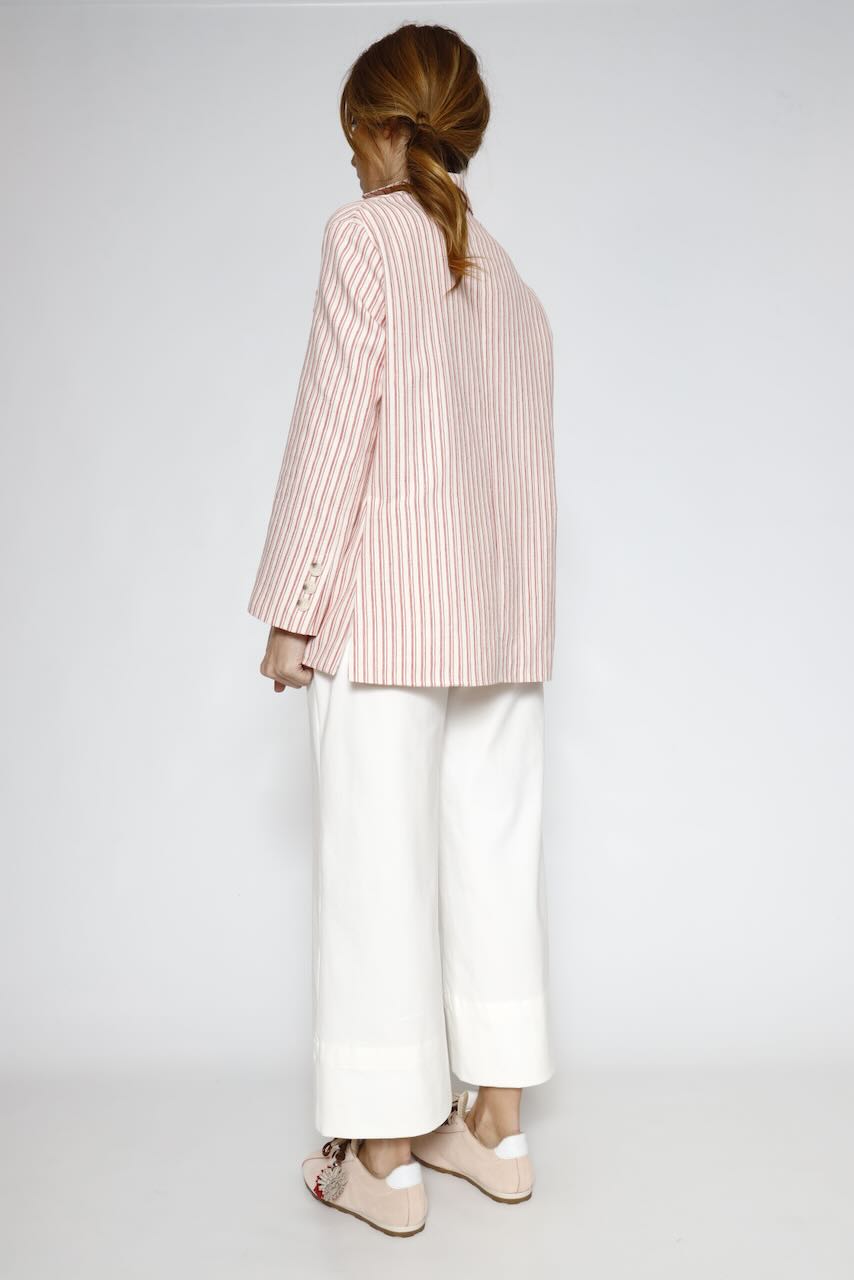 CHAQUETA BY10296-BLANCO/ROJO