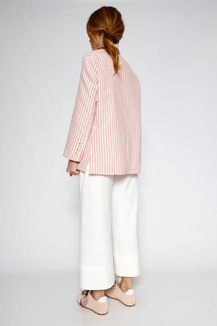 CHAQUETA BY10296-BLANCO/ROJO