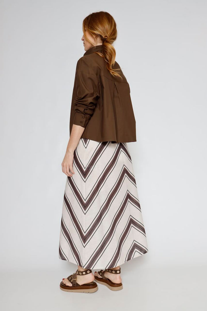 CAMISA 63-7004-MARRON