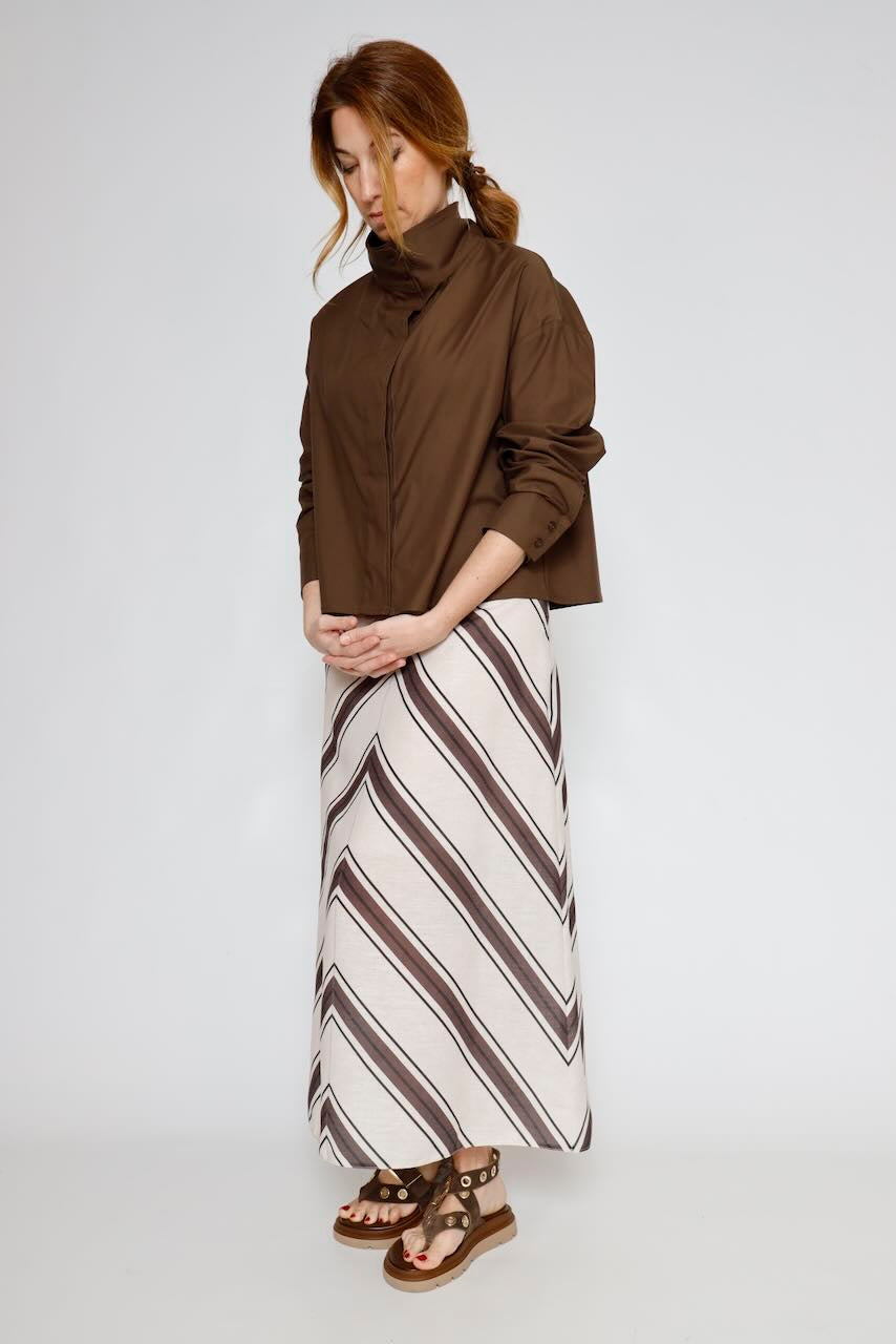 CAMISA 63-7004-MARRON