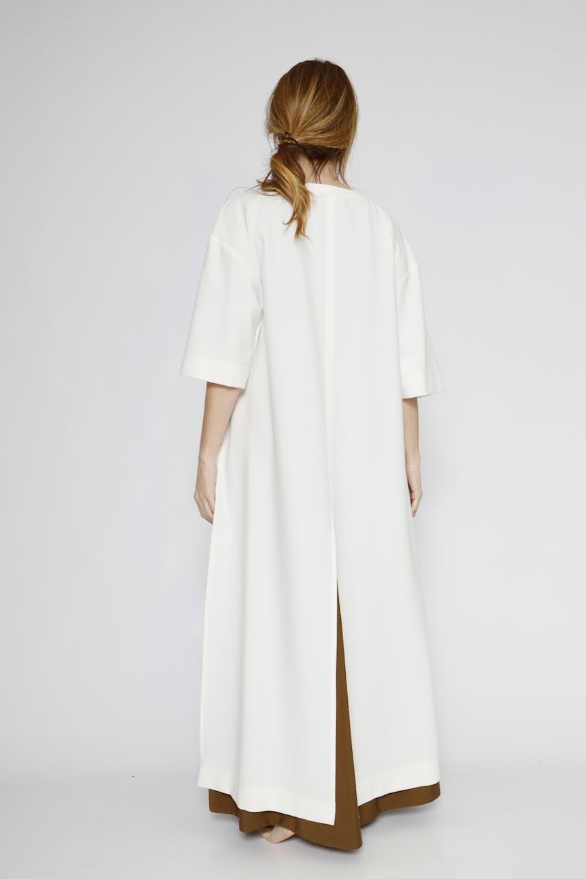 VESTIDO 63-3425-MARRON