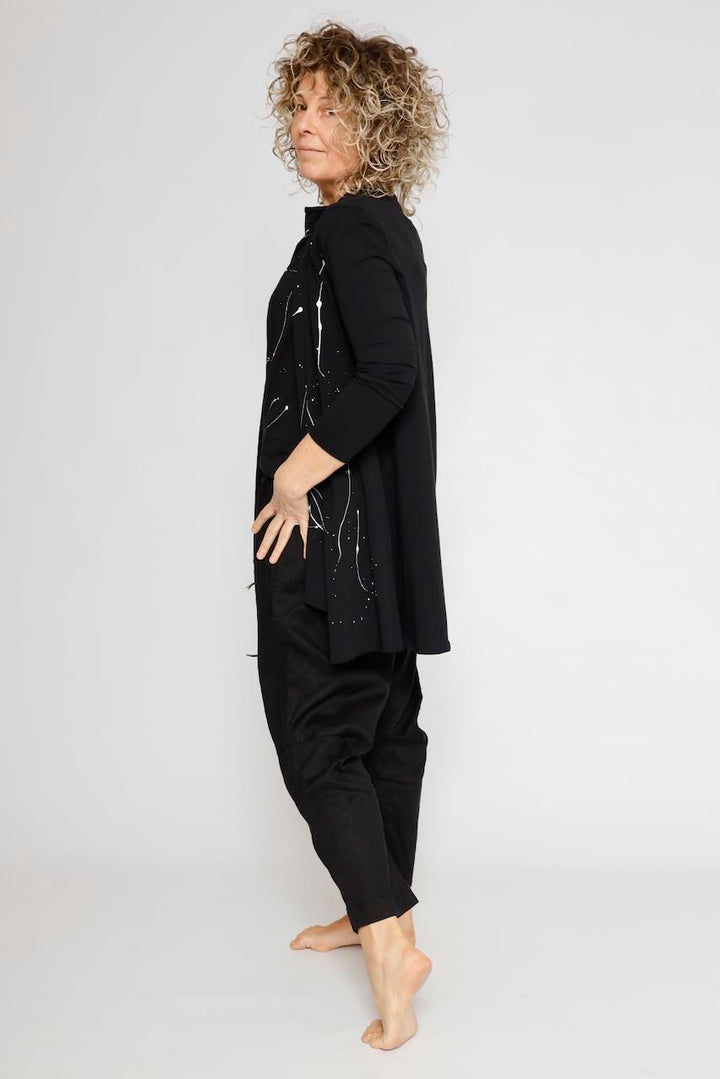 CAMISETA P6BM6328-NEGRO