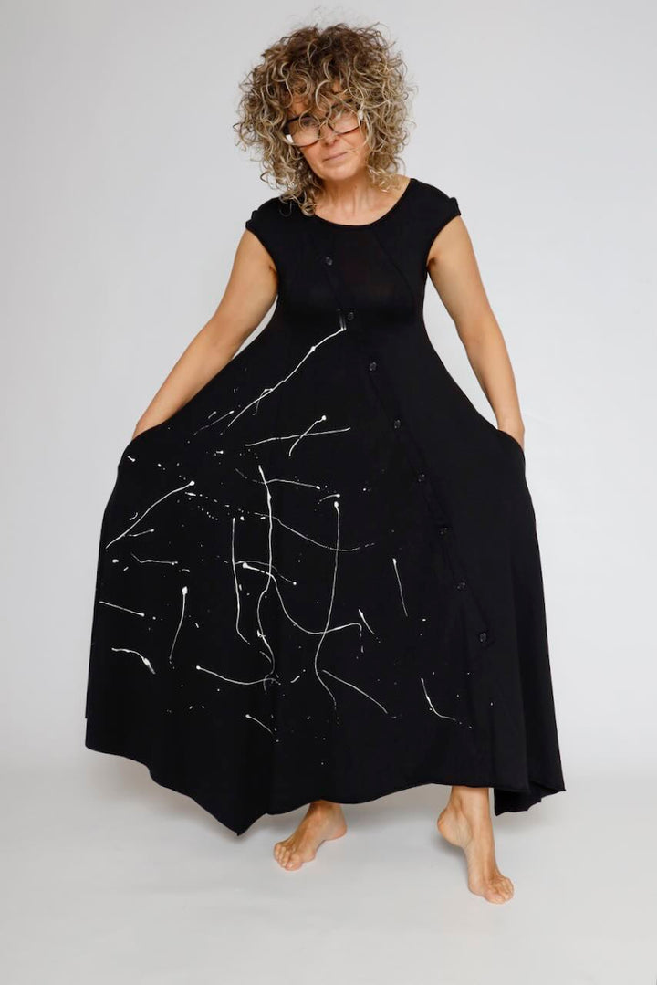 VESTIDO P6BM6294-NEGRO
