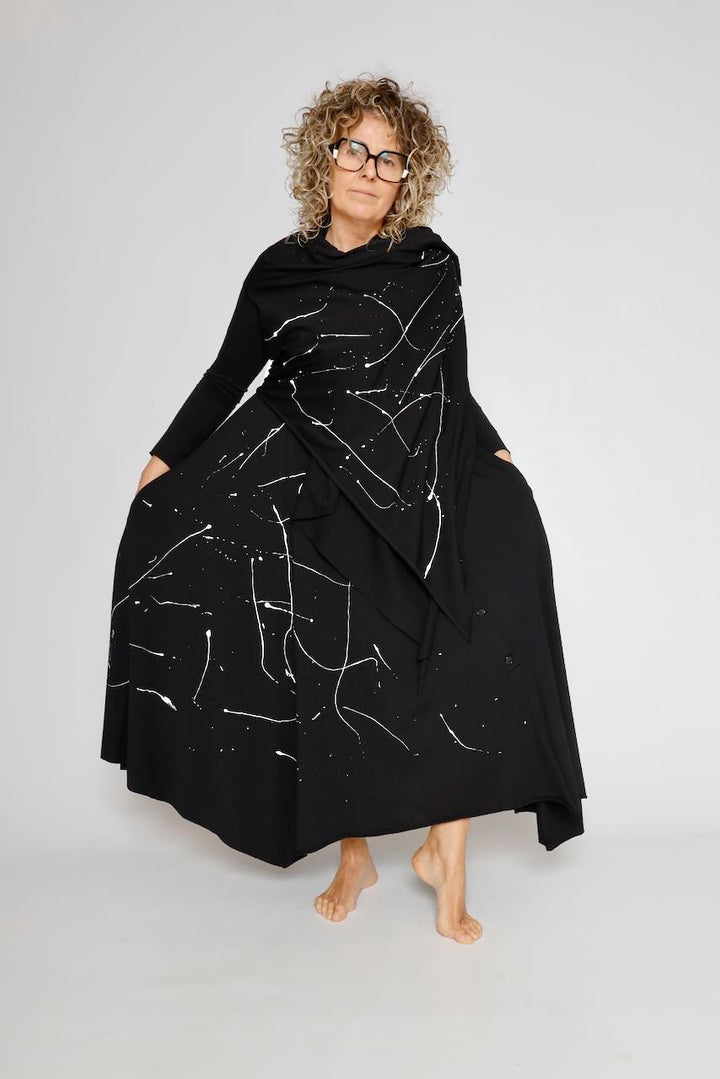 VESTIDO P6BM6294-NEGRO