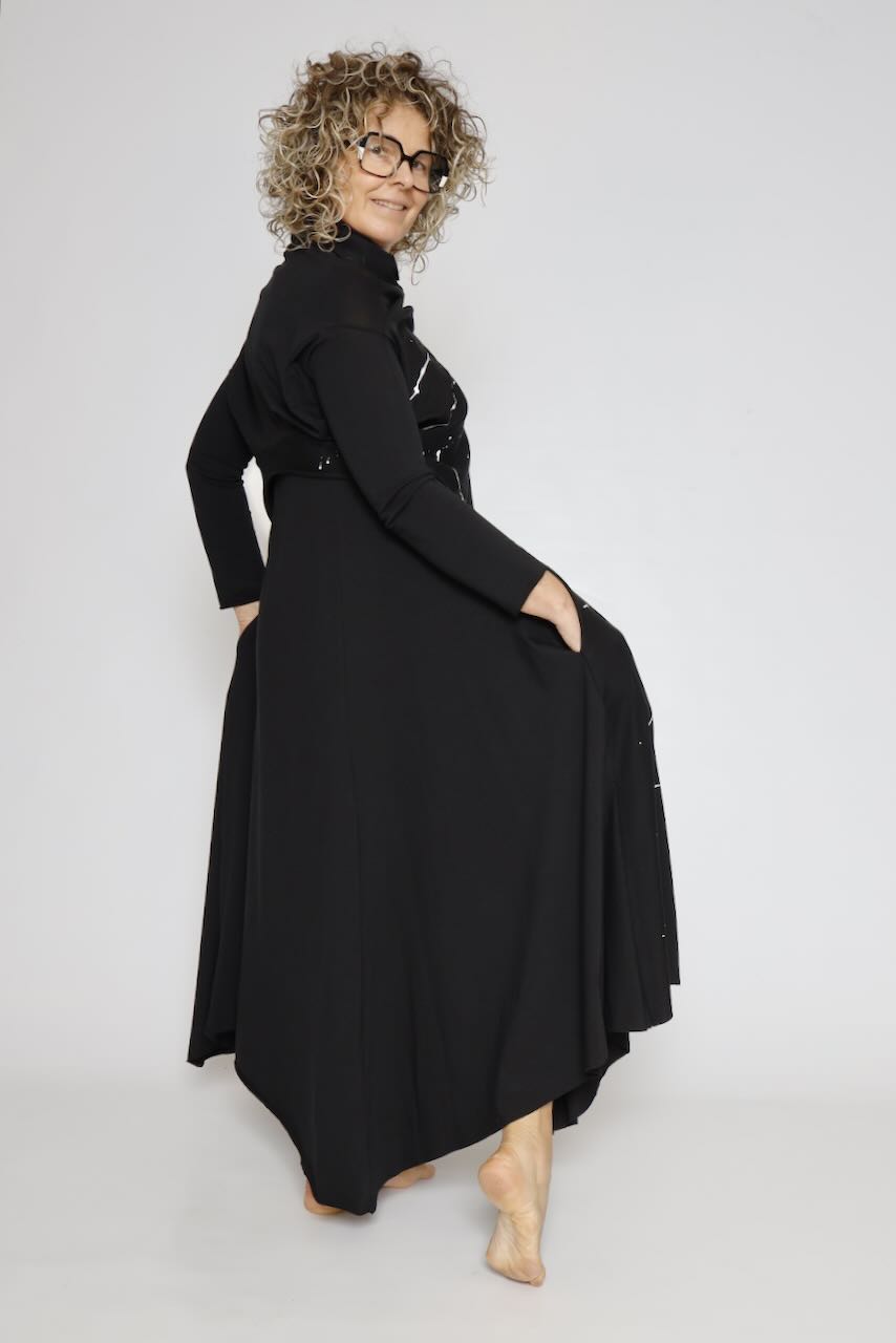VESTIDO P6BM6294-NEGRO