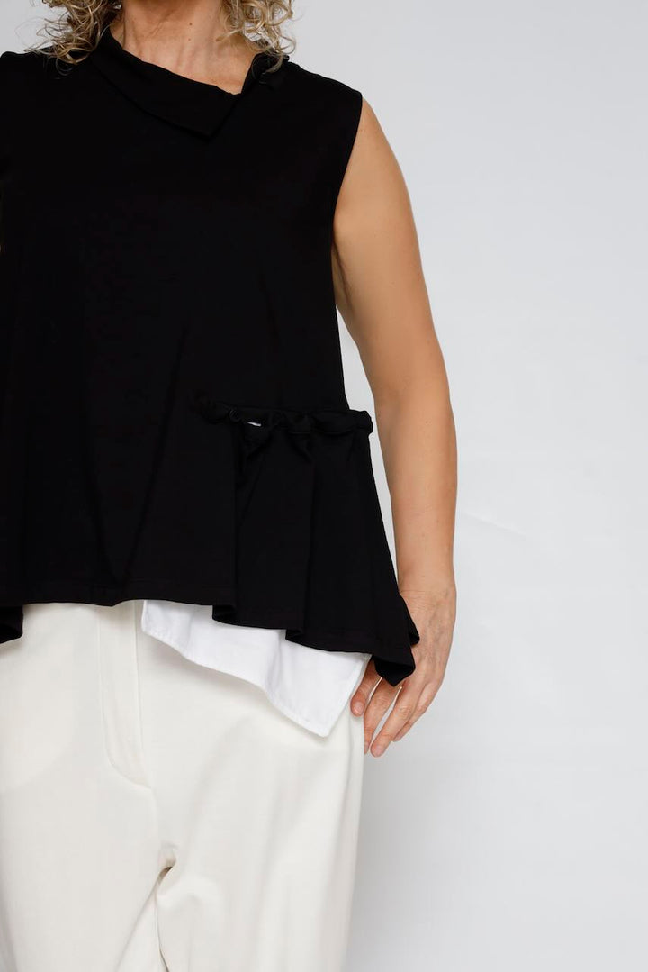 T-SHIRT P4UT0861-BLACK