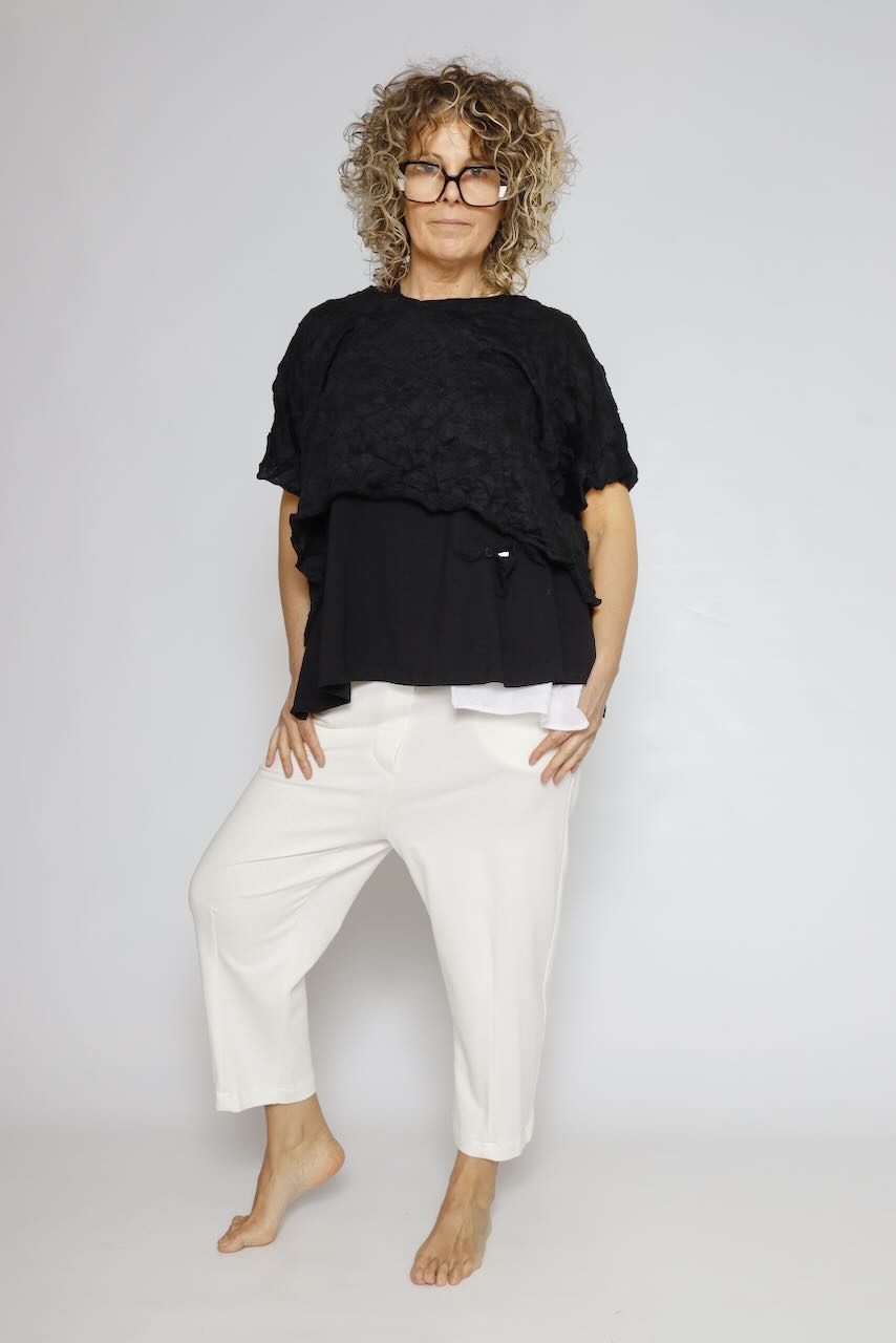 T-SHIRT P4UT0861-BLACK