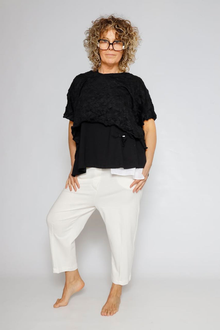 T-SHIRT P4UT0861-BLACK