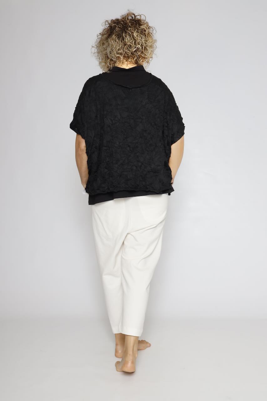 T-SHIRT P4UT0861-BLACK