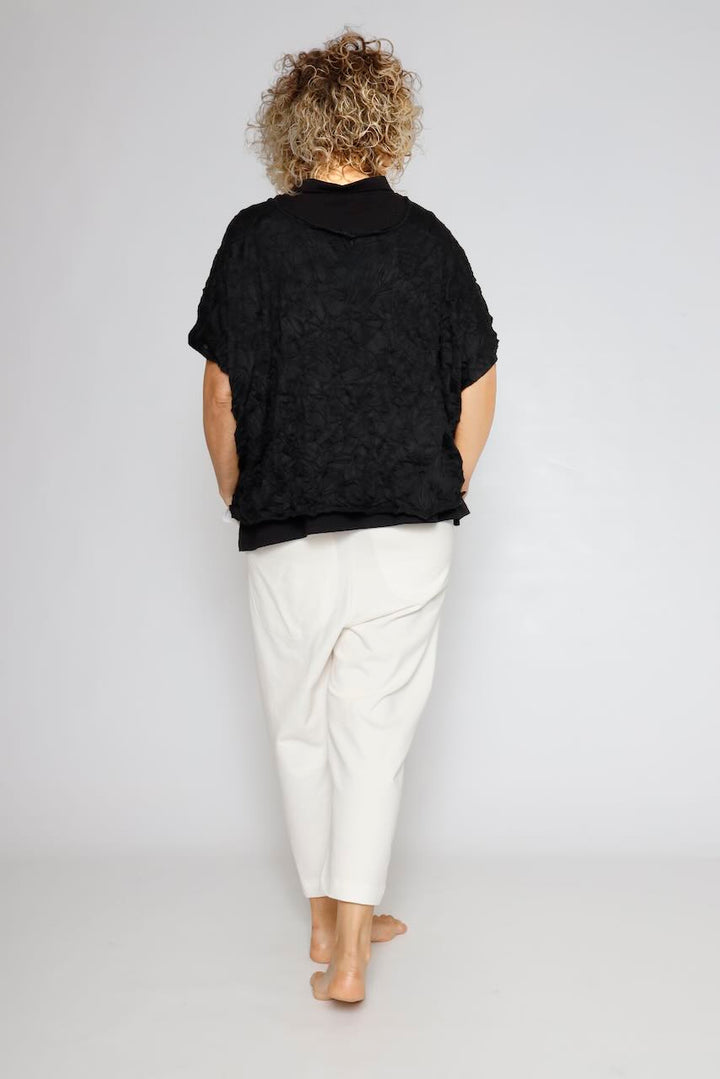 T-SHIRT P4UT0861-BLACK