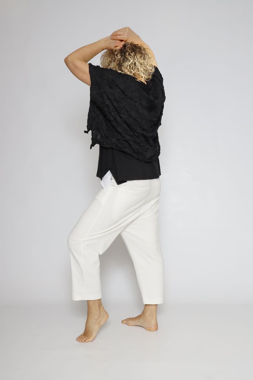 PANTS P3UP0811-WHITE
