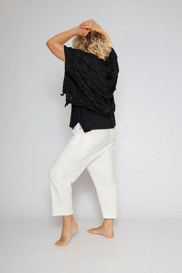 PANTS P3UP0811-WHITE