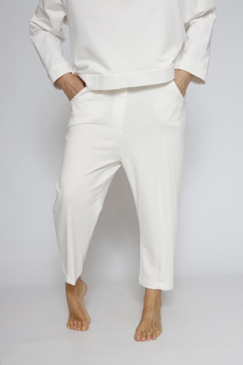 PANTS P3UP0811-WHITE