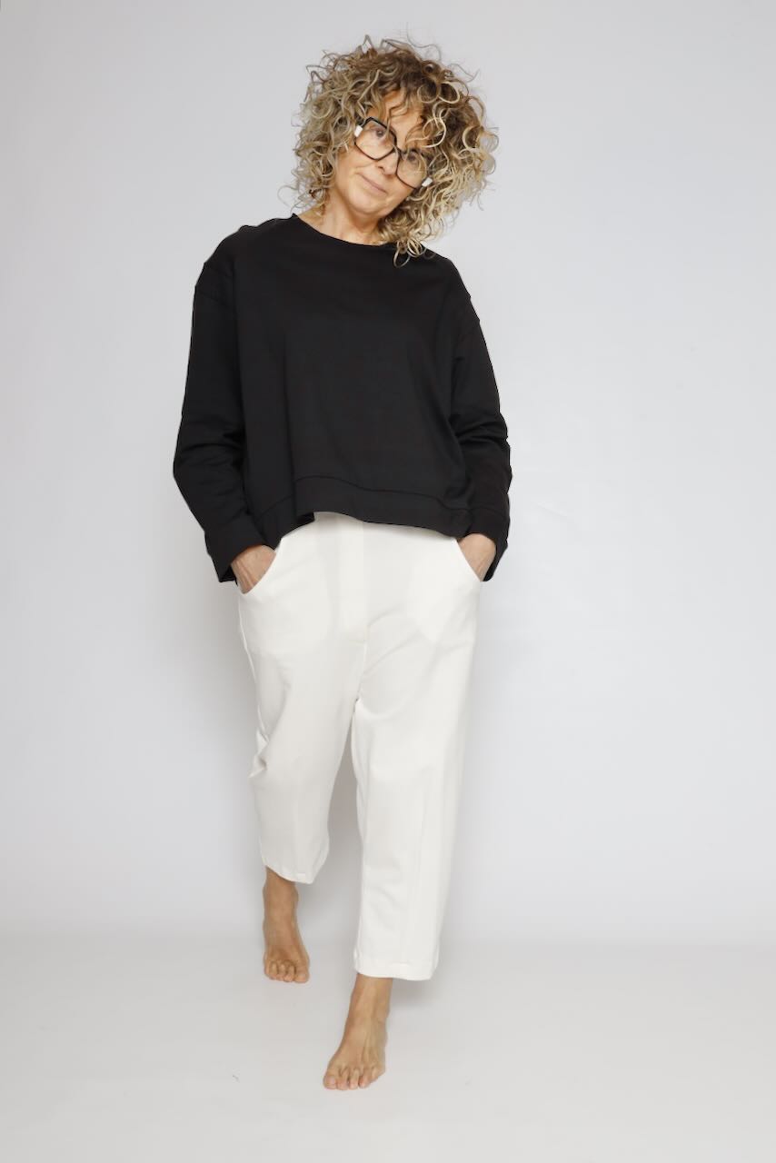 PANTS P3UP0811-WHITE