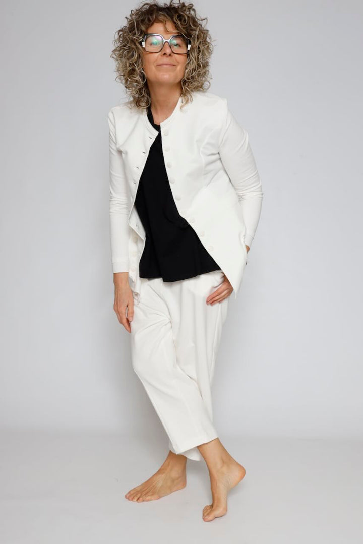PANTS P3UP0811-WHITE