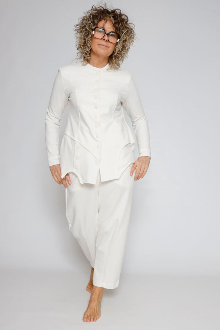 PANTS P3UP0811-WHITE