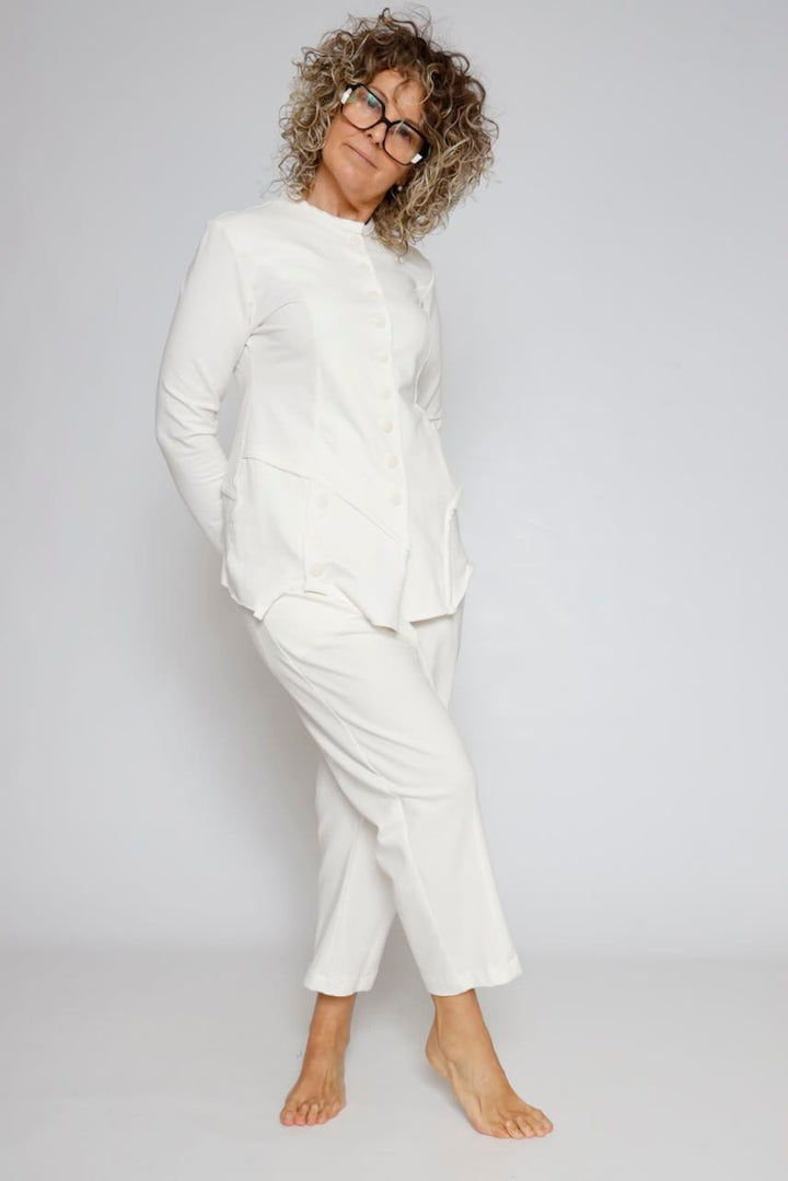 BUTTON JACKET P4UU0188-LATTE