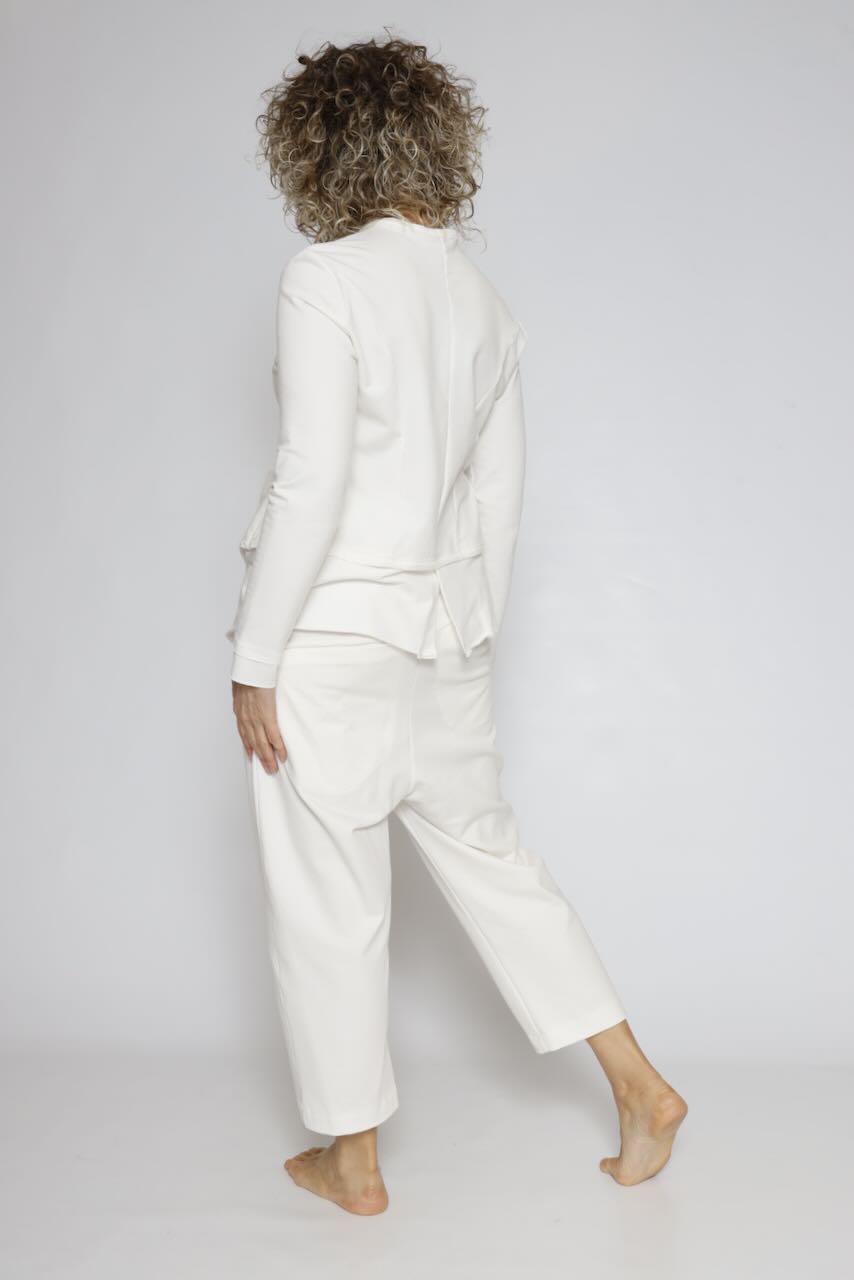 PANTS P3UP0811-WHITE