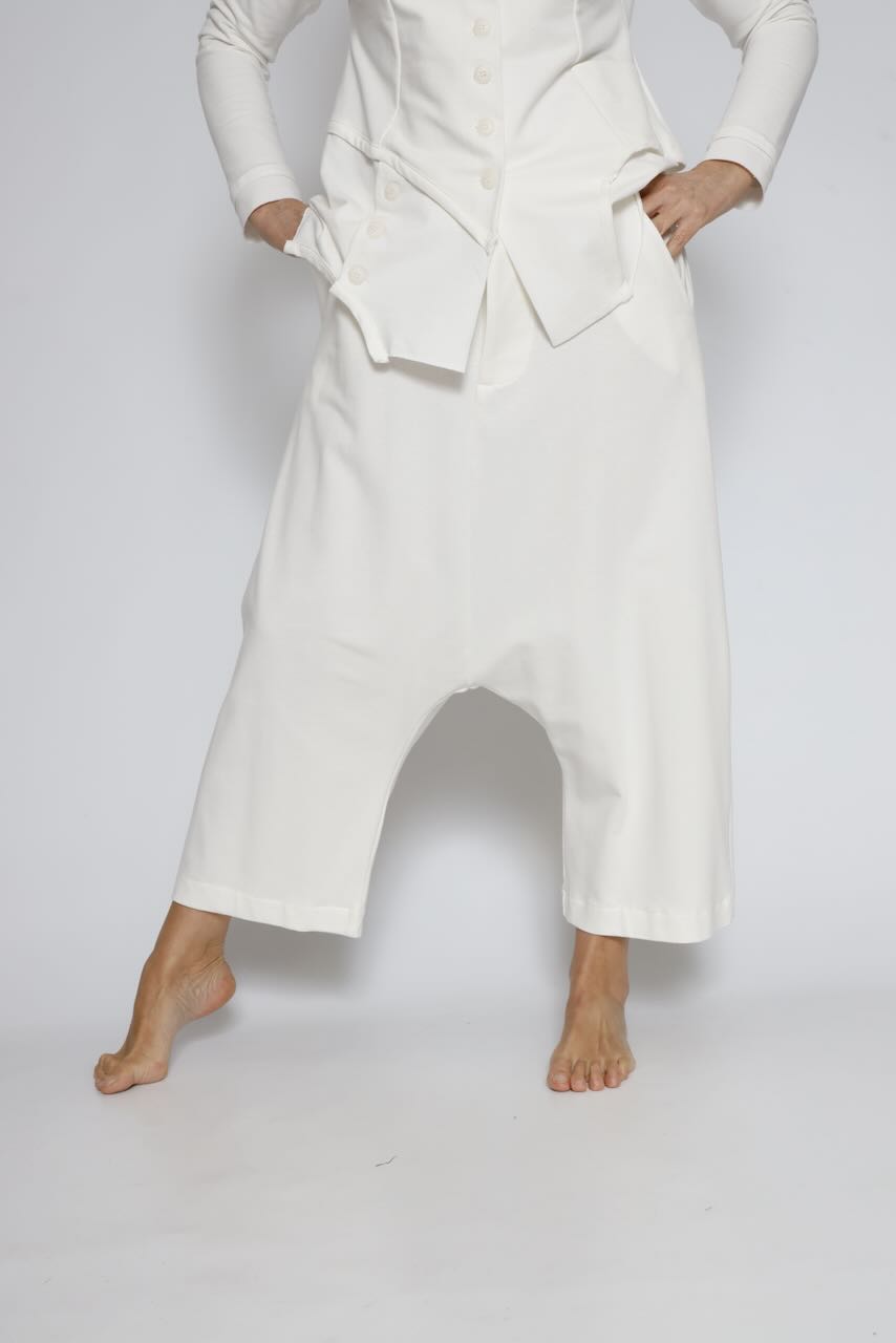 PANTS P4UU1070-WHITE