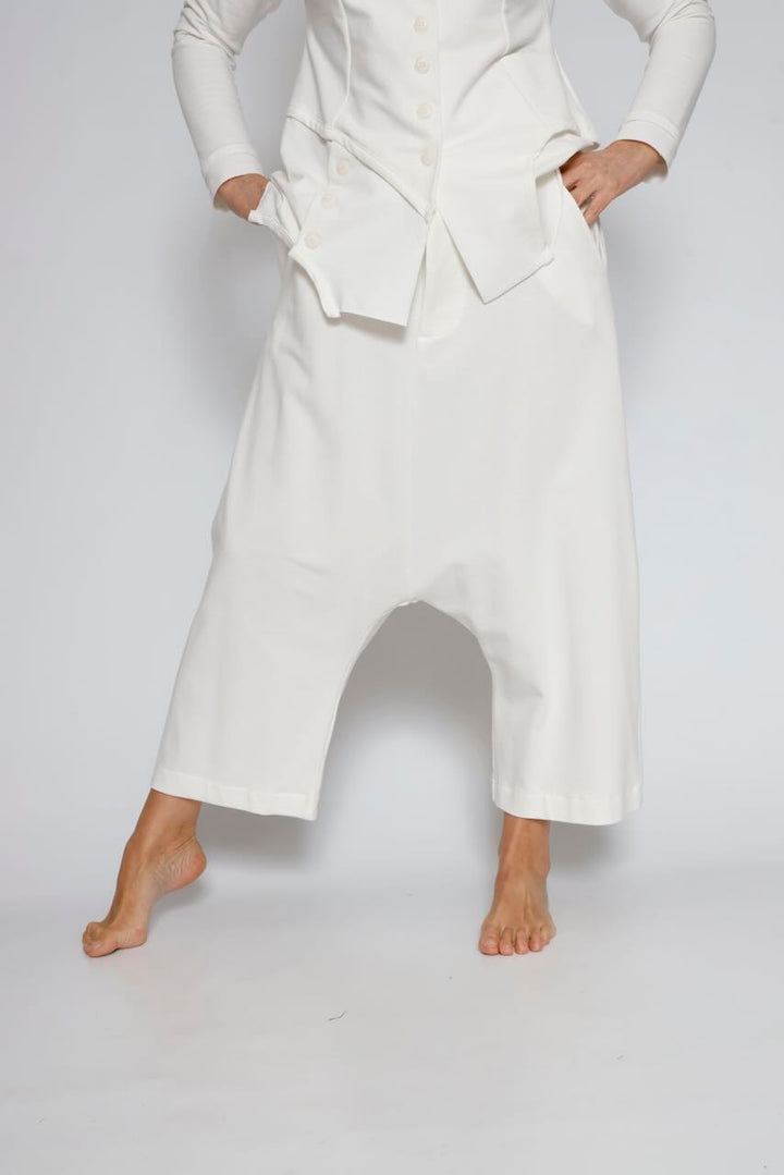 PANTS P4UU1070-WHITE