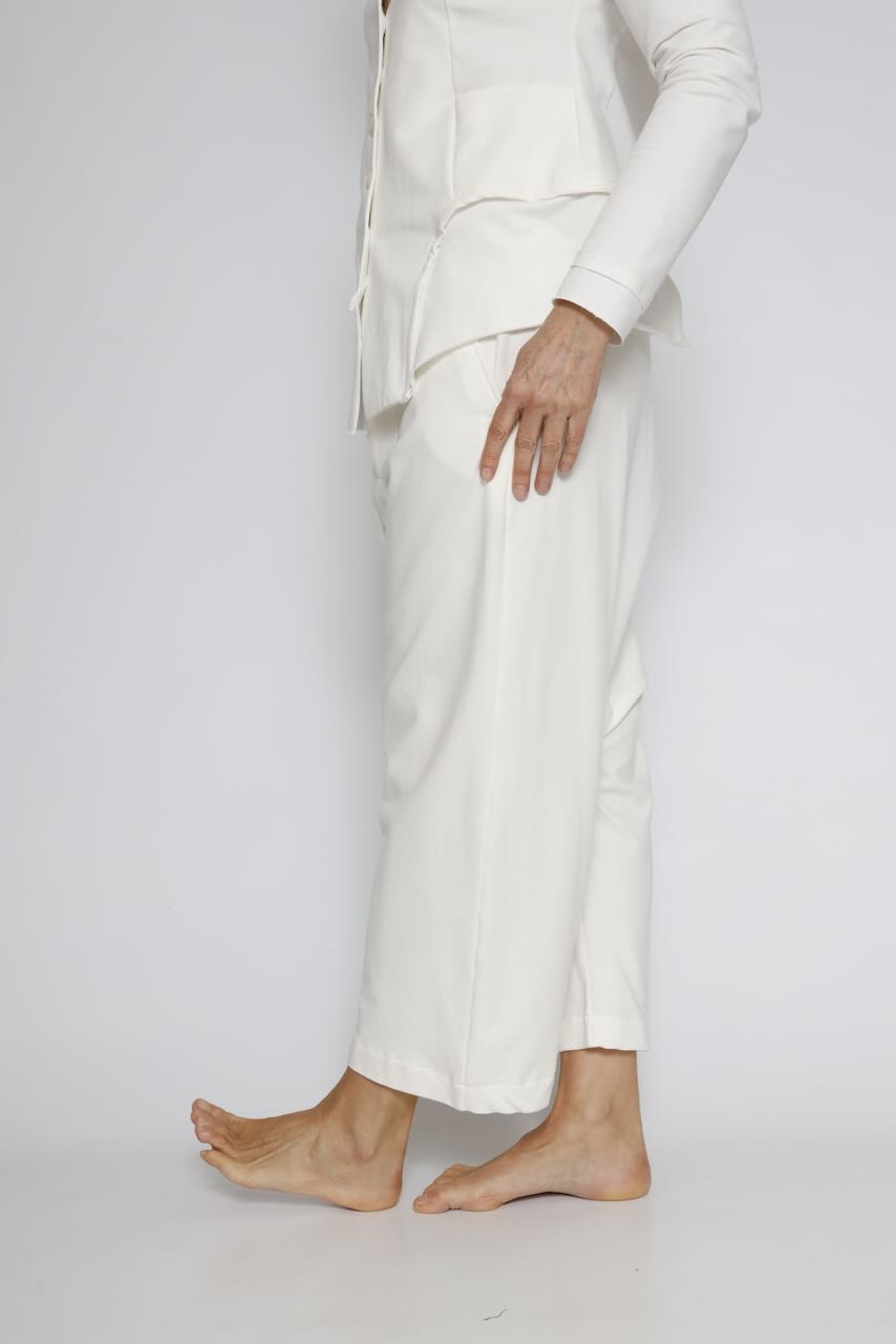 PANTS P4UU1070-WHITE
