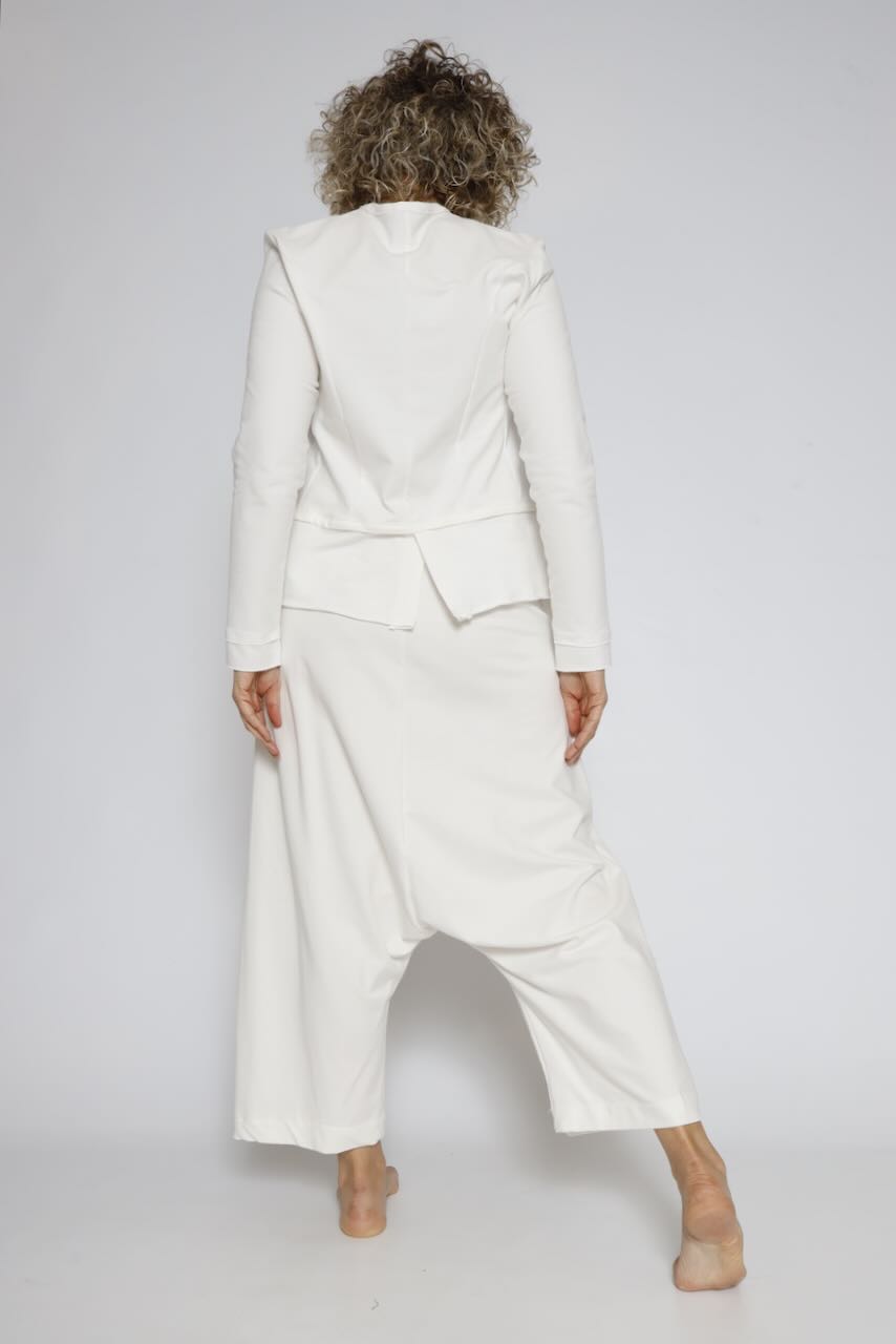 PANTS P4UU1070-WHITE