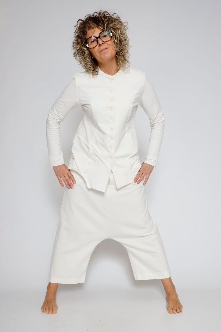 PANTS P4UU1070-WHITE